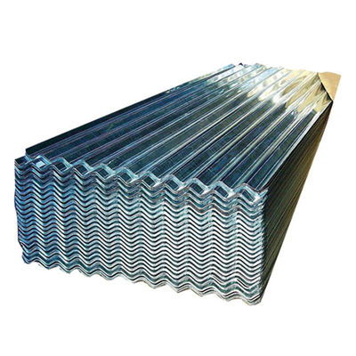 800-1500mm Breite GI Welldeckenplatten Z120 Verzinkte Eisenplatte Zink Metalldachplatte mit regelmäßigen Spangeln