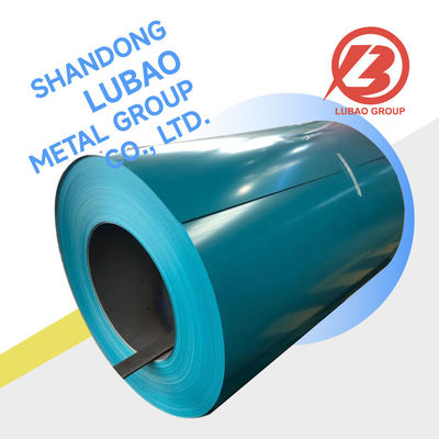 Standardpaket Wellfarbbeschichtete Metall-Zink-Stahlspule für Dachplatten RAL 5000 Violettblau 1,0-2,0 mm Dicke