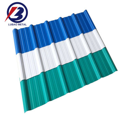 ASTM-Standard-Baustoff Vormalte, mit Farbe beschichtet, PPGI DX51D Z60 Wellentechnung mit ±1% Toleranz