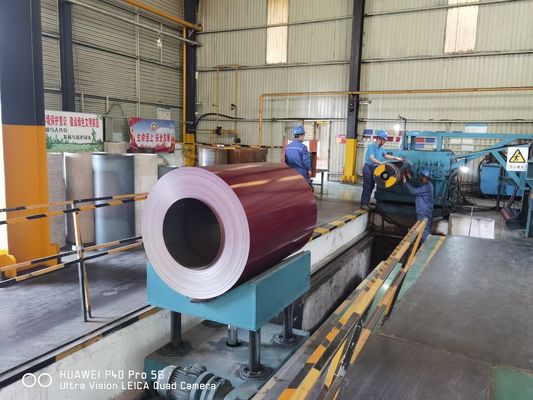 Konkurrenzfähige PPGI/PPGL-Stahlspule Q23B DX51D vorgefärbte galvanisierte Stahlspule für Breite 1000-1250 mm und angepasste Länge