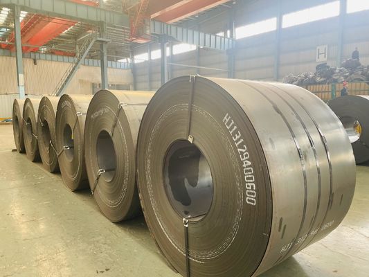 Vollharte SS400 warmgewalzte Carbonstahlstreifen/Spulen Q195 Q235 Q345 Prim-Stahlspulen mit ASTM-Standardbreite 600-2000 mm