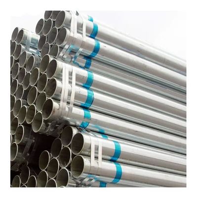 Nichtlegierte A123 A795 ST37 ASTM zertifizierte galvanisierte Rundrohre Zink beschichtet Rohr GI Stahl Gerüst ERW für chemische Düngemittel Rohr