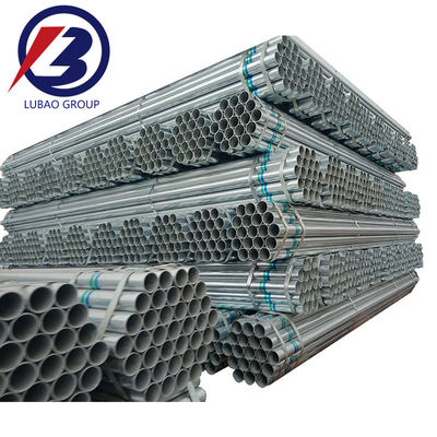 Nichtlegierte A123 A795 ST37 ASTM zertifizierte galvanisierte Rundrohre Zink beschichtet Rohr GI Stahl Gerüst ERW für chemische Düngemittel Rohr