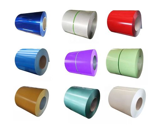 Custom RAL Farbe kaltgewalzte beschichtet galvanisierte bemalte PPGI Stahlspule Lieferanten für und Stanzverarbeitung Service