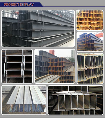 Richtige W6X15 W8X15 W8X10 Heißdip Galvanisierte Struktur H-Strahlen 200x100x5.5x8 A36 A572 Grade 50 Geschweißt Technik Verkaufen Geschweißt