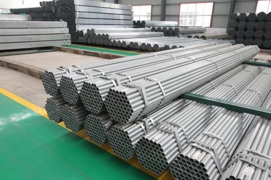 1.2-20mm Kohlenstoffrundgeschweißtes verzinktes Stahlrohr für Gewächshäuser mit Warmwalztechnologie und ISO9001-Zertifizierung