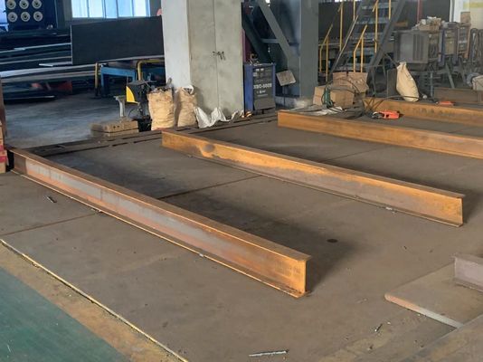 Top-Verkauf H-förmige Strukturalstahl Flansche Breite als Ihre Anforderung Hot Walled Galvanized geschweißten H-Balken für den Bau