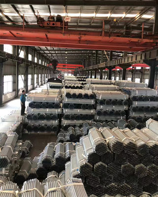Q235 Kohlenstoffrundgeschweißtes galvanisiertes Stahlrohr für die Kaltwalztechnik und das Schneiden von Blechen im Gewächshaus