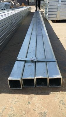 Galvanisierte quadratische rechteckige Stahlrohre und -röhren für Gewächshausgebäude, Industrie, mit einer Toleranz von ± 1%