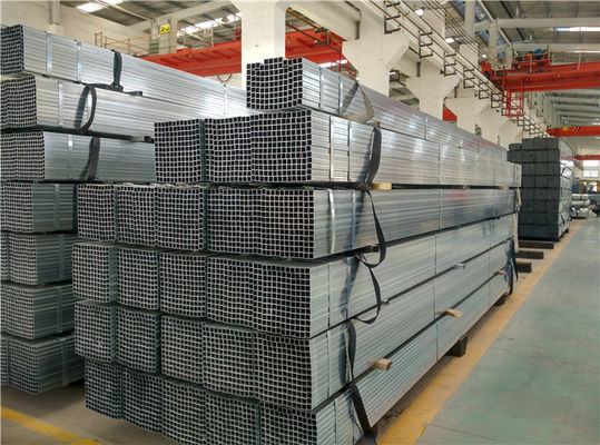 Hot Dip Galvanized Square Pipe für Zaunpfosten und Flüssigkeitsrohre BS1387 ASTM A53-2007