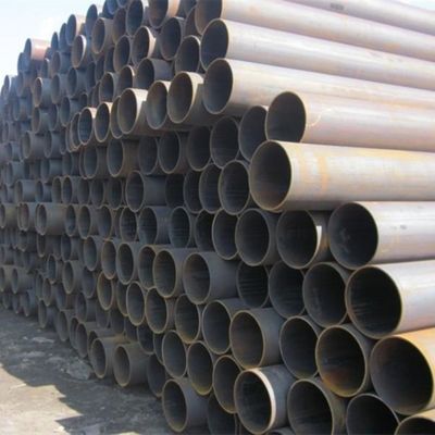 ASTM A252 A36 Q235 Q345 Q235B Durchmesser 219-3048 mm Dickwände 5-30 mm Gerade Nähte geschweißte Stahlrohre für Runde Rohrrohr