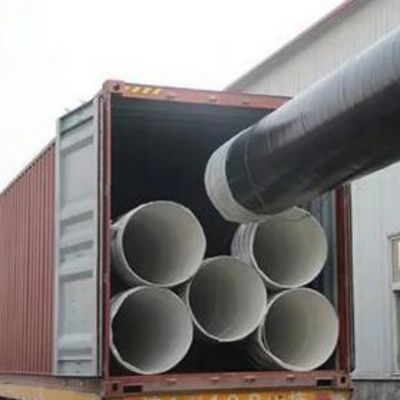 Q235A/Q235B/0Cr13/Q345/X42/X46 Rohr aus Kohlenstoffstahl mit großem Durchmesser, geschweißt mit gerader Naht