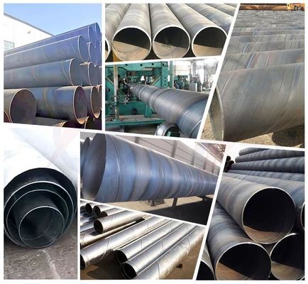 Q235/Q235B/Q345/L245/40 /X42/0Cr13/16Mn JIS-Standard Maximal 2420*22mm Spiralgeschweißtes Rohr für den Bau