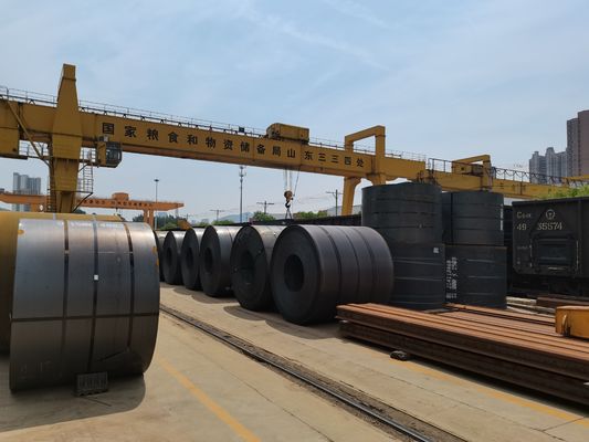 600-1500 mm Breite warmgewalzte Spulen und gute ASTM A36 MS HRC Kohlenstoffstahlspulen zur Herstellung kleiner Werkzeuge