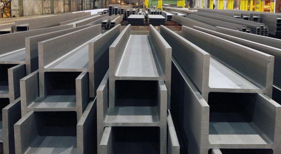 ASTM A992 H-Gitter aus Stahl mit geschweißter, technischer und individueller Flanschdicke