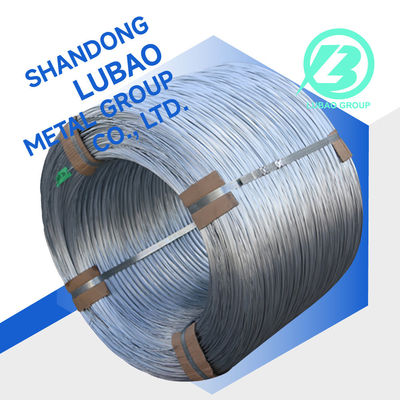 Q195/Q235/SAE1006-1008 Elektroverzinkte Spirale Eisen-Stahldraht Strang Binddraht für Rebar Dubai Nylon beschichtet Bindung BWG 18