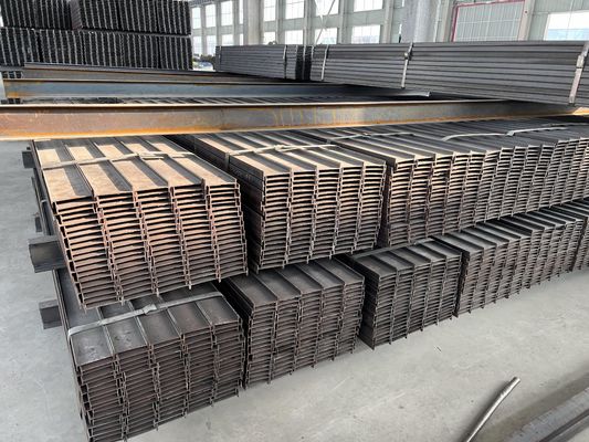 400x200x8-16mm Warmgewalzte technische Stahlkonstruktion Schwerlast-I-Strahlen Klasse Q235 für Brücken und schwere Maschinen