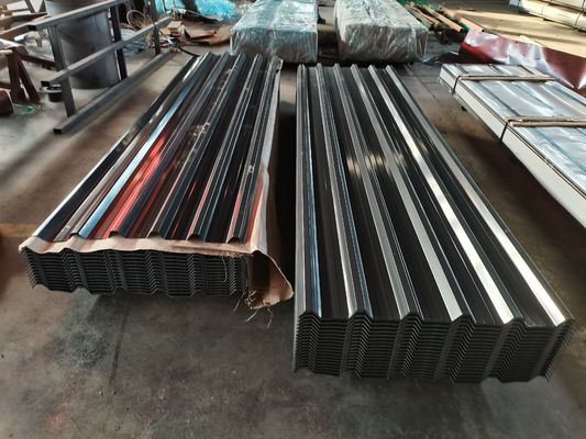 Stahlgehalt ASTM Z20 Z25 0,15mm 0,2mm 0,4mm PPGI Spirale in Blatt Blau Rot RAL Verzinkte Farbbeschichtung Wellplatte