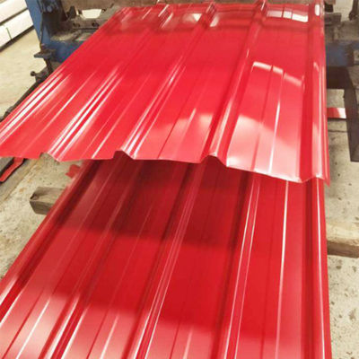 Dienstleistung zur Entwicklung für Z20 Z30 Z60 Z275 20 Gauge PPGI Vorlackierte Galvanisierte Welldecke Farbbeschichtete Stahlplatte