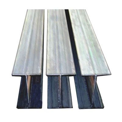 100-500 mm Flanschbreite H-förmige Struktur aus Kohlenstoffstahl galvanisierter H-Strahl für Bau und schwarze Oberfläche