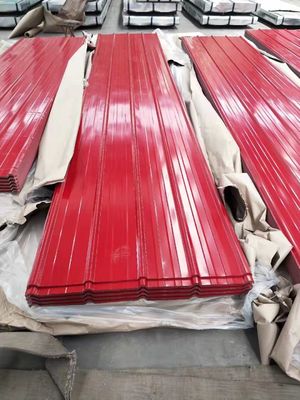 PPGI-Dachplatten Preise vorgefärbt gewölbt galvanisiertes Metall für Ihre Anforderungen