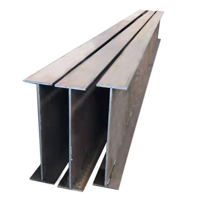 Webbreite 96 mm 1056 mm Galvanisierter H-Strahl für Strukturbauten Schwarze Oberfläche