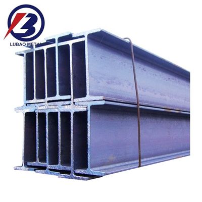 Webbreite 96 mm 1056 mm Galvanisierter H-Strahl für Strukturbauten Schwarze Oberfläche