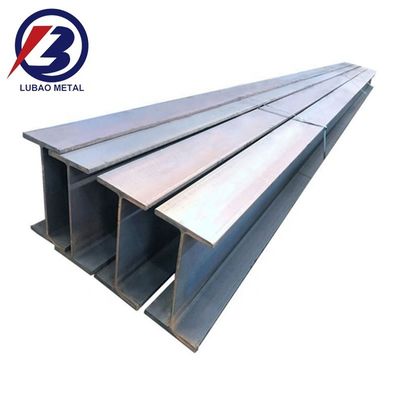 60,5-70 mm Spannwebe und 2-30 mm Flanschstärke Schwarze Oberfläche Galvanized H-Strahl für Strukturkohlenstoffstahl