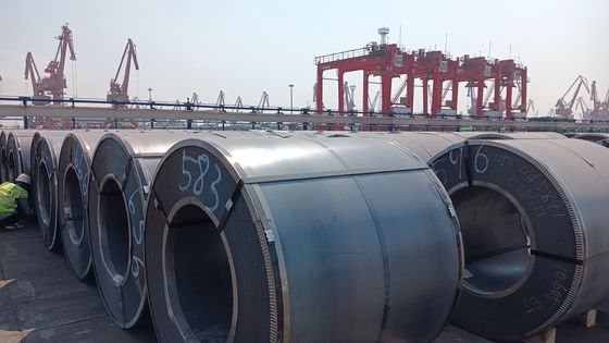 Warmgewalzte Technologie ASTM A36 A283 A387 Q235 Q345 S235jr Milde Ms Schwarz gegießte HRC-Spule für Metallverarbeitungsprojekte