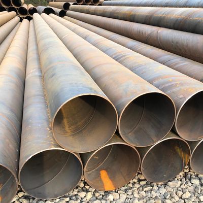 Sektionsform Rund großer Durchmesser LSAW SSAW Kohlenstoffstahl Spiralgeschweißtes Rohrrohr für die Wasserversorgung der Brückeninfrastruktur