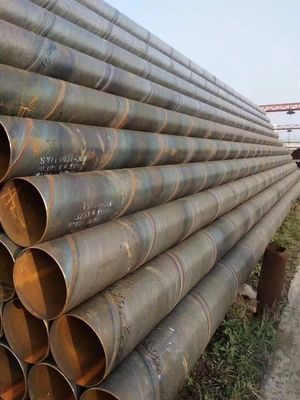 Sektionsform Rund großer Durchmesser LSAW SSAW Kohlenstoffstahl Spiralgeschweißtes Rohrrohr für die Wasserversorgung der Brückeninfrastruktur