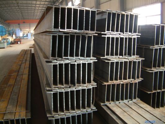 Q235/Q345/ST37-2/ST52/Q420/Q460/S235JR/S275JR/S355JR kundenspezifischer galvanisierter H-Strahlstahl mit Stanzverarbeitungsdienst