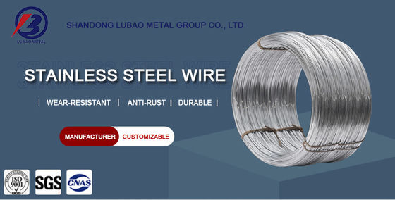 SUS 0,13mm-3mm 304L/430/316/316L Edelstahldraht mit hoher Qualität und Oberflächenveredelung Nr. 1