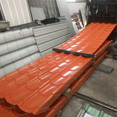 Strukturmaterial Verkauf Farbbeschichtete Eisen-Dachplatte mit Toleranz ± 1% und galvanisierte Eisenplatten