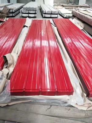 Auf Wunsch gewalzte Dachplatte Farbe PPGI Dachplatte SGCC Farbbeschichtung vorgefärbte galvanisierte Stahlplatte Zertifikat