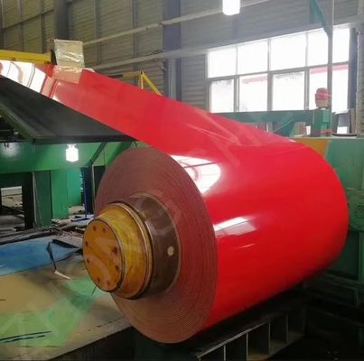 Z30-Z40 Beschichtung G550 DX51D ppgi vorgefärbte galvanisierte Stahlspule PPGI Wellstoff-Dachbleche Spalte farblich beschichtete Rolle