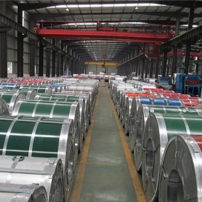 Z30-Z40 Beschichtung G550 DX51D ppgi vorgefärbte galvanisierte Stahlspule PPGI Wellstoff-Dachbleche Spalte farblich beschichtete Rolle