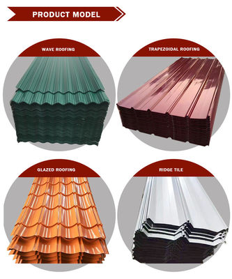 Bestseller RAL ASTM SGCC Z40 0,5 mm und 1 mm Wellpappe PPGI Farbbeschichtete Dachplatten mit voller Härte