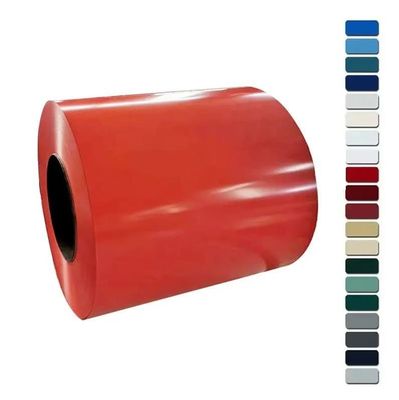 Stahlspule Rollen DX51D DX52D DX53D Z30 Z275 Herstellung der Wand vorgefärbt PPGI PPGL mit bemalte Beschichtung Dicke 0,25-0,8 mm