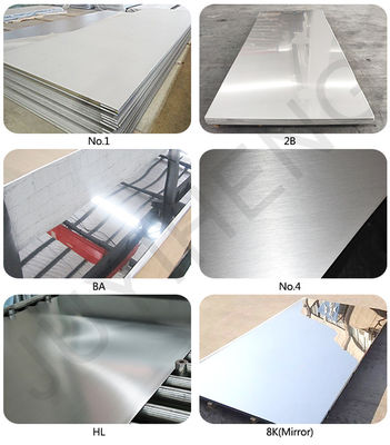 2B Oberflächenveredelung ASTM SUS S15500 S17400 S13800 1mm 1.5mm 2.5mm 201 304 316 321 430 Edelstahl Flachblech Spulenplatte