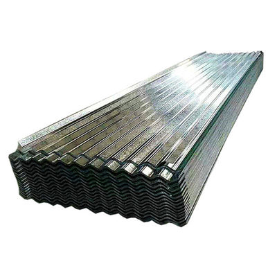 Zink-Dachplatte Galvanisiertes Eisen Wellplatten GI Dachplatte Professionelle große Lagerbeschichtung Z41-Z60 Toleranz ±1%