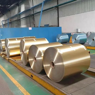 Shandong 3003 3105 5052 5152 Farbliche Aluminiumspirale Produkteinführung mit Aluminiumlegierungsrolle bei Temperatur O-H112
