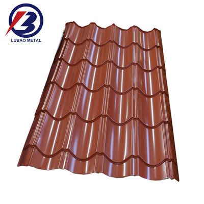 0.15 mm-1,2 mm Dicke Holzweißrot 9016 5012 5014 1014 PPGI-Dachblech für Dachbeläge