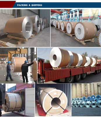 Lebensmittelqualität 1050 1060 3033 Temperatur 55 Aluminiumlegierung Spirale für nasse Umgebungen mit einer Breite von 600-2000 mm