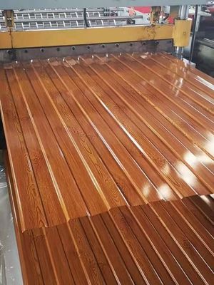 Prefab-Häuser Dachbaumaterialien PPGI Wellstoffverzinktes Eisen Zink Metallblech mit Zink-Aluminiumbeschichtung