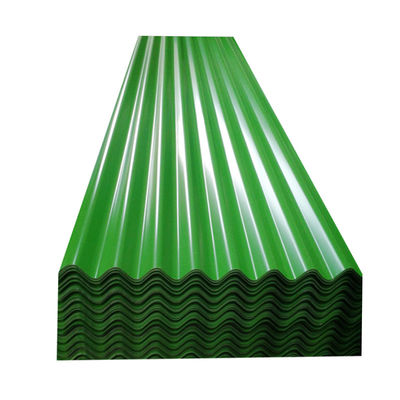 angepasste Farbe Ral Decoiling GI PPGI PPGL 0,2-2,0 mm Dx51d Farbbeschichtete Dachplatte Verzinkte Wellmetall-Dachplatte