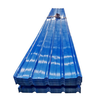 angepasste Farbe Ral Decoiling GI PPGI PPGL 0,2-2,0 mm Dx51d Farbbeschichtete Dachplatte Verzinkte Wellmetall-Dachplatte