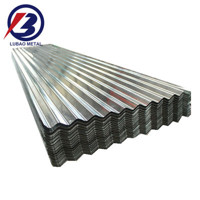 Verzinkte Zink-Dachplatten Breite 665-1100 mm Zinkbeschichtung 20-275 g/m2 für