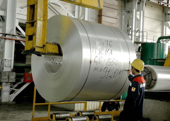 Toleranz ± 1% Schweißdienst 1050 1060 3033 3005 3105 5052 5005 Aluminiumfolie Spulenrolle für Lebensmittel/Pharmazeutika
