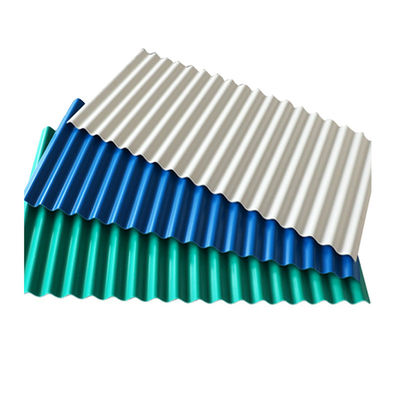 ASTM/AISI/SGCC/CGCC/TDC51DZM/TDC52DTS350GD/TS550GD/DX51D Z Q195-q345 Vorlackierte GI PPGI PPGL Farbige Wellstahlplatte